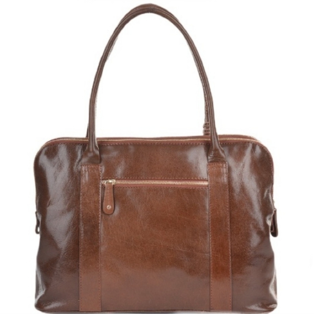 Ashwood genuine leather gina messenger bag - Picture 2 of 6